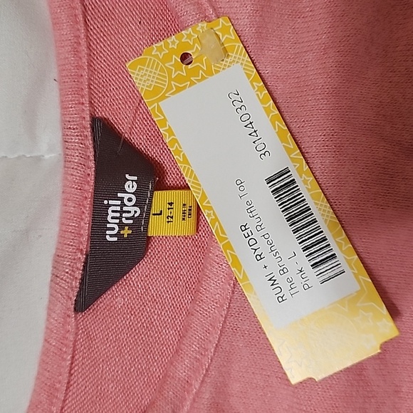 Rumi and Ryder Pink Top 12\14 L Girls - Picture 2 of 2